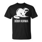 Bober Bóbr Kurwa Polish Internet Meme Beaver T-Shirt