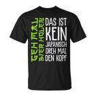 Das Ist Kein Japanisch Dreh Mal Den Kopf German T-Shirt