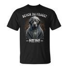 Dog Sarcasm Bevor Du Fragst Nein T-Shirt