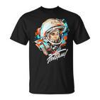 Gagarin Yuri Vintage Sputnik Space T-Shirt