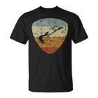 Gitarre Guitarre Plektrum Rockstar Retro Vintage  T-Shirt