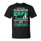 Gleitschirm Fliegender Papa Paragleiteratertag Geschenk T-Shirt