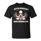 Guten Morgen Ganz Dünne Eis Border Collie Dog T-Shirt