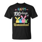 Happy 100 Days Of Homeschool Kid Süße Kinder 100 Tage T-Shirt