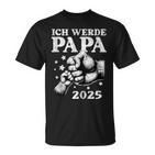 Herren Ich Werde Papa 2025 Baby Ankündigung Papa 2025 T-Shirt