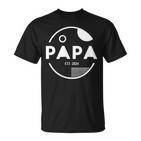 Herren Papa 2024Ater 2024 Befördert Zum Papa Est 2024 T-Shirt