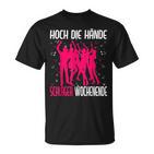 Hoch Die Hände Schlager Weekend Party Costume Black S T-Shirt