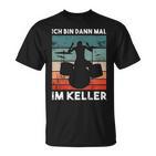 Ich Bin Dann Mal Im Keller Drummer Long-Sleeved T-Shirt