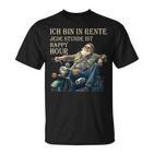 Ich Bin In Rente Jeden Stunde Ist Happy Hour Biker Pensioner T-Shirt