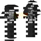 Ich Hasse Morgenmenschschen Und Morgen & Menschen Morgenmuffel I Hasse T-Shirt