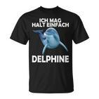 Ich Mag Halt Einfach Dolphin Sweet Dolphin S T-Shirt