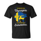 Ich Muss Nur Nach Sweden German Language T-Shirt