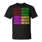 Jaune Roseert Marron T-Shirt