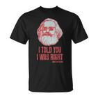Karl Marx Marxism Communism Socialism Philosophy T-Shirt
