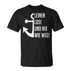 Linen Los Und Nix Wie Weg Ship Ahoi Skipper T-Shirt