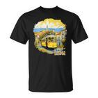 Lisbon Lisboa Tram Vintage T-Shirt