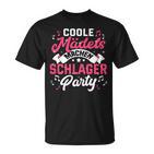 Lustig Frauen Musik Coole Mädels Machen Schlager Party T-Shirt