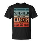 Markus First Name Lettering Boys T-Shirt