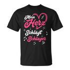 Mein Herz Schlägt Schlager S T-Shirt