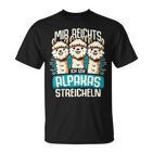 Mir Reichts Ich Geh Alpakas Stroking Lama Alpaca Hiking T-Shirt