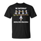Möwen Norden Norden German Be Different Moin Ihr Sacken T-Shirt