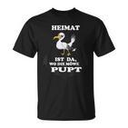 Norddeutschheimat Ist Da Wo Die Seagull Pupt Coast Nordkind T-Shirt