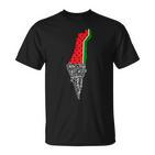 Palestine Map Watermelon T-Shirt