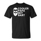 Papaater Bärtig Bartträger Schnurrbart Bart T-Shirt