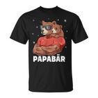 Papabear Bear Papa Und Baby Papa Father's Day Für Einen Papa T-Shirt