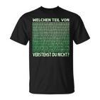 Programmer Admin Which Partonerstehst Du Nicht T-Shirt