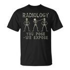 Radiologist Dabbing Skeleton X-Ray Radiology  T-Shirt