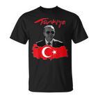 Recep Tayyip Erdogan Türkiye Flag T-Shirt