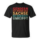 Retro With Gendern Ist Wenn Der Sachs Mit Dem Boot Overtippt T-Shirt