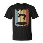 Retro Salto Backflip Trampoline Freerunnerintage T-Shirt