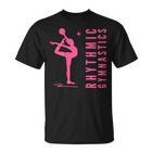 Rhythmische Sportgymnastik Gymnastik Gymnastin Mit Ball T-Shirt