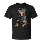 Rottweiler Dog Rottweiler Black T-Shirt