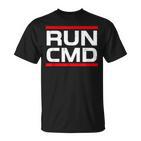 Run Cmd Programmer Sys Admin T-Shirt