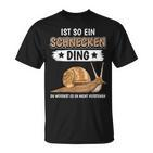 Schnecken Ding Slogan T-Shirt, Lustige Schnecken Motiv Tee