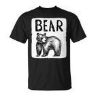Schöner Amerikanischer Schwarzbär T-Shirt