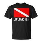 Scuba Flag Diver Down Flag Divemaster T-Shirt