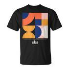 Ska Vintage Jazz Music Band Minimal T-Shirt