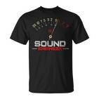 Sound Engineer Vu Meter Sound Engineer Tontechnik  T-Shirt