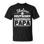 Stolzer Deutscher Schäferhund Papa T-Shirt