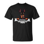 Stolzer Dobermann Papa Für Alle Dobermann Papas T-Shirt