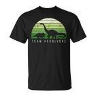 Team Herbivore Dinosaur Vegetarians And Vegan T-Shirt