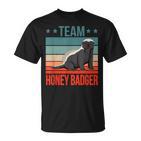 Team Honey Dachs Ratel Honey Badger T-Shirt