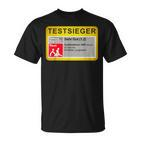 Test Winner Stiftung Nageltest Adult Humour  T-Shirt