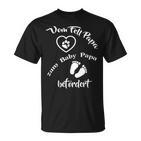 Vom Fell Papa Zum Baby Papa Befördert Fell Papa S T-Shirt