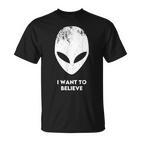 I Want To Believe Alien Alien Alien T-Shirt