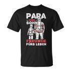 Wie Der Fater So Der Sohn Feuerwehr Papa Und Son T-Shirt